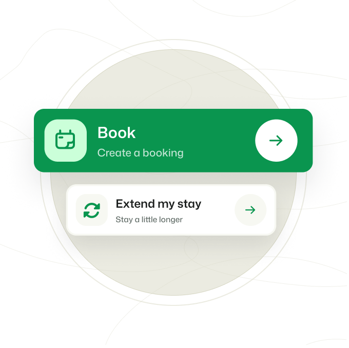 BEX Kiosk: Book and extend