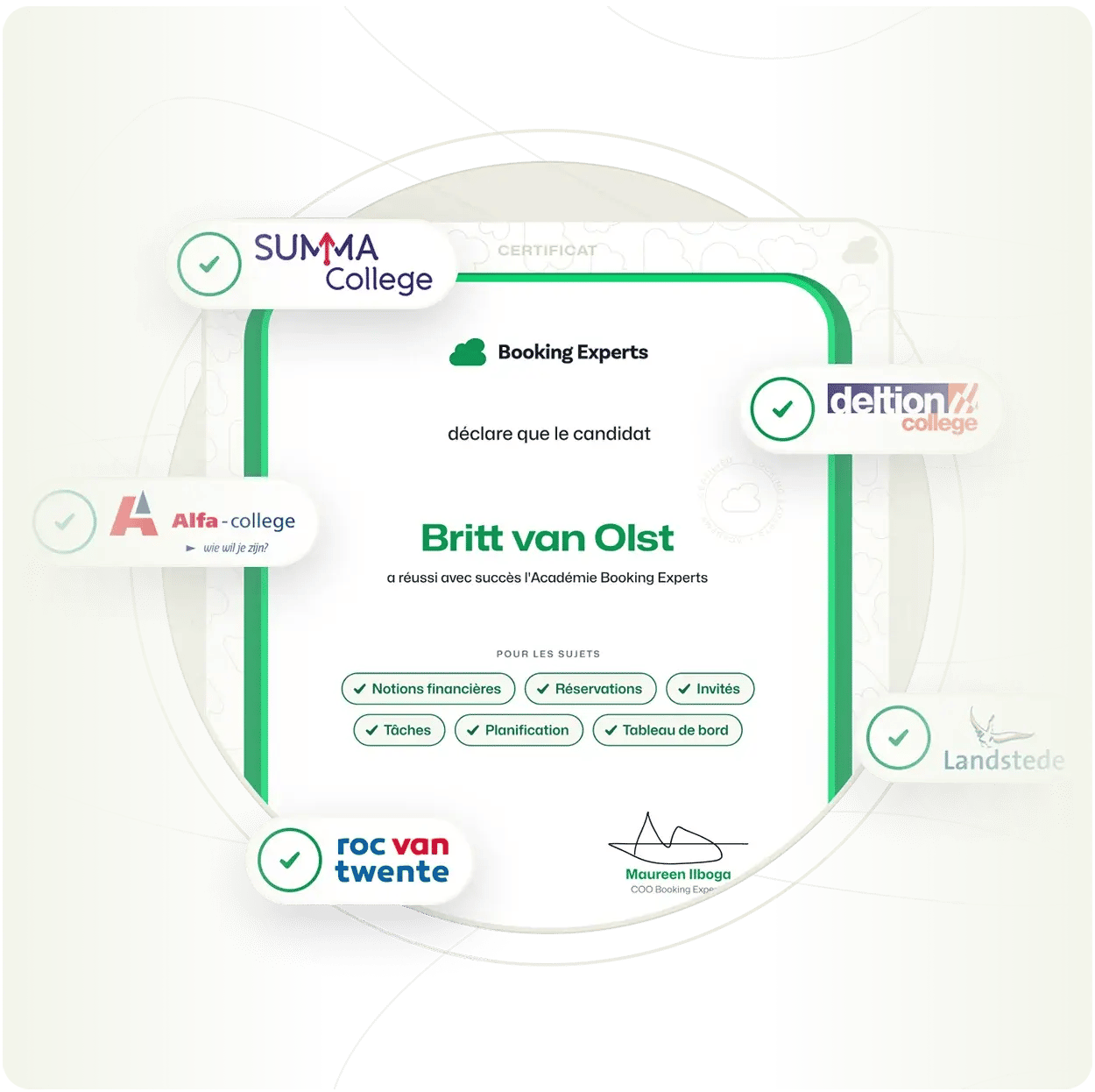Certificat d'éducation de l'Académie BEX