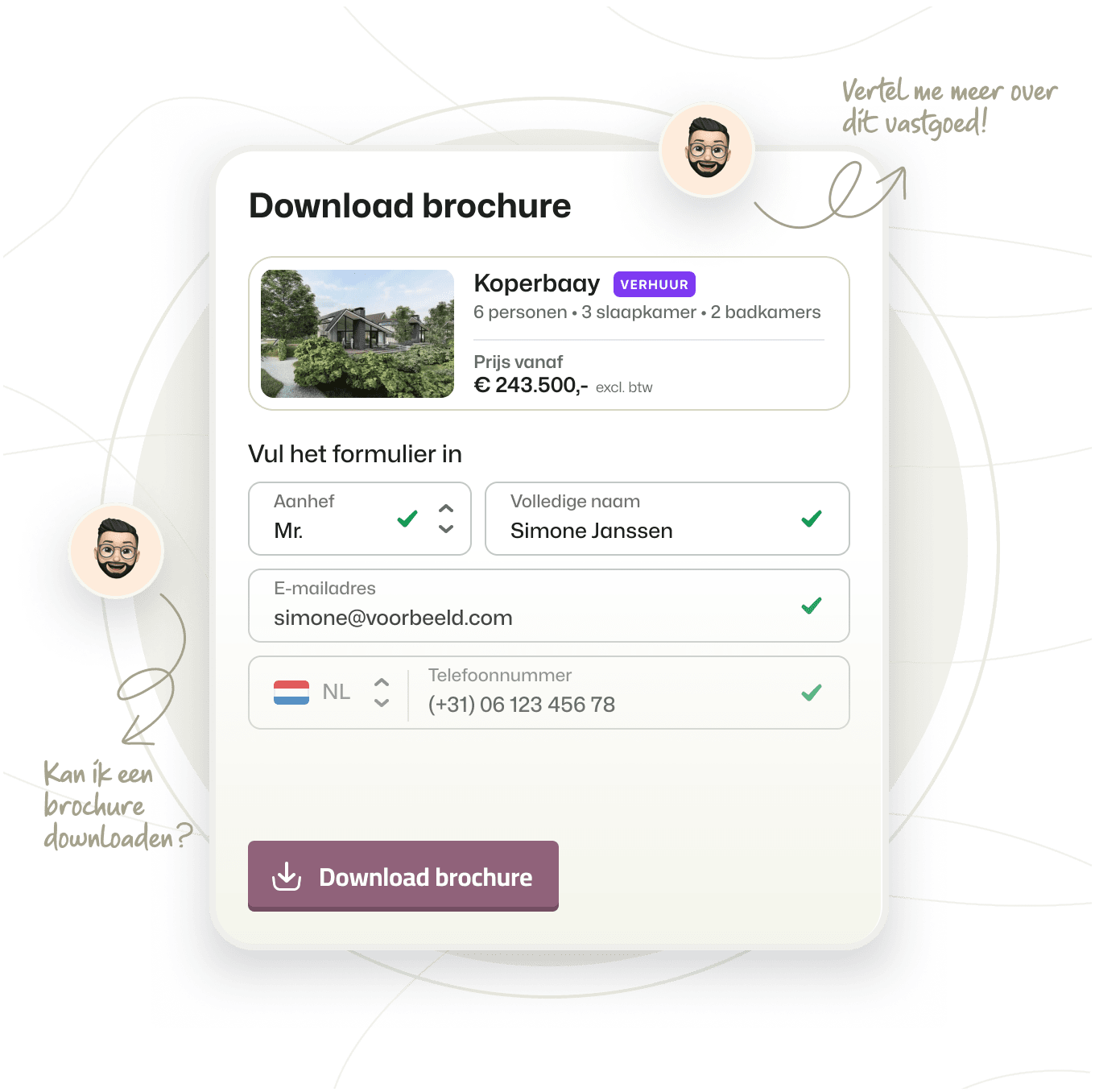 Booking Experts CMS Verkoop Website Brochure