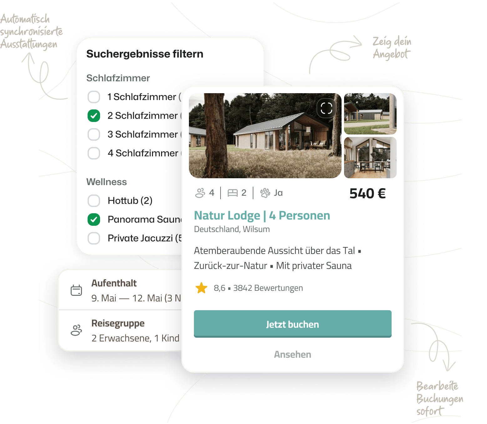 Booking Experts CMS Eingebundener Checkout
