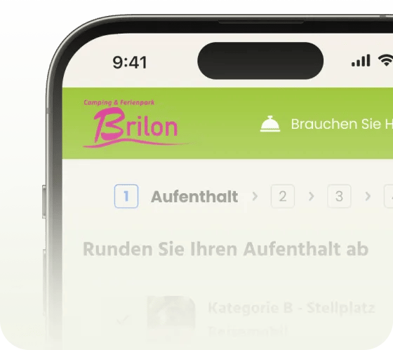 BEX Campingplätze Guest Journey Checkout