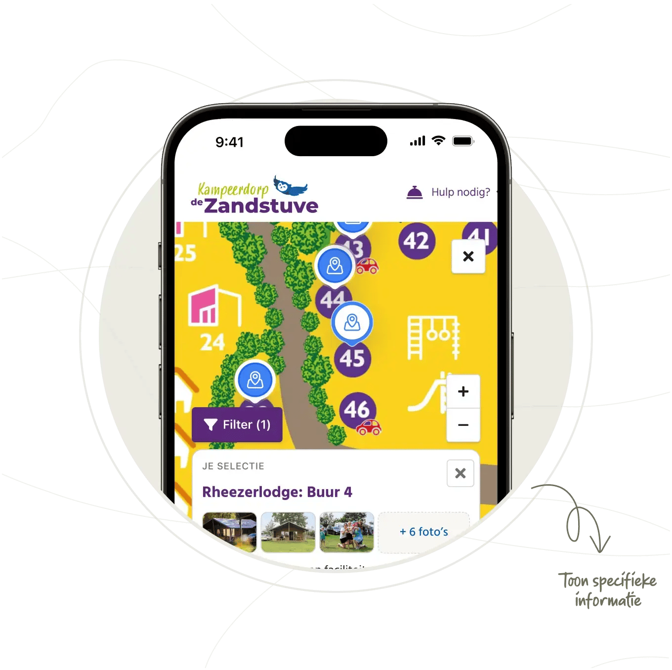 Booking Experts Oplossing Camping Guest Journey Boek op Kaart