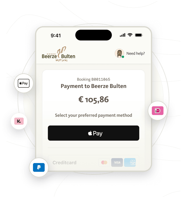 BEX PMS Payment methods