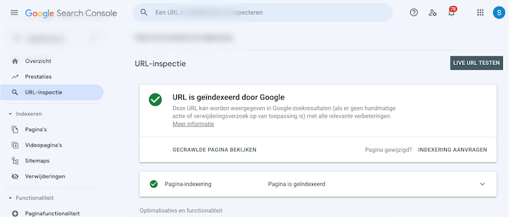 google search console