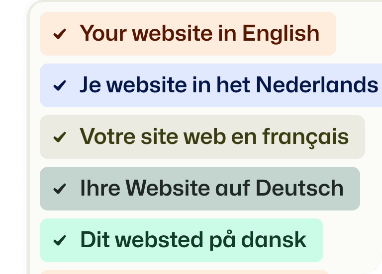 BEX PMS Linguiste Traductions de sites web ProductCard