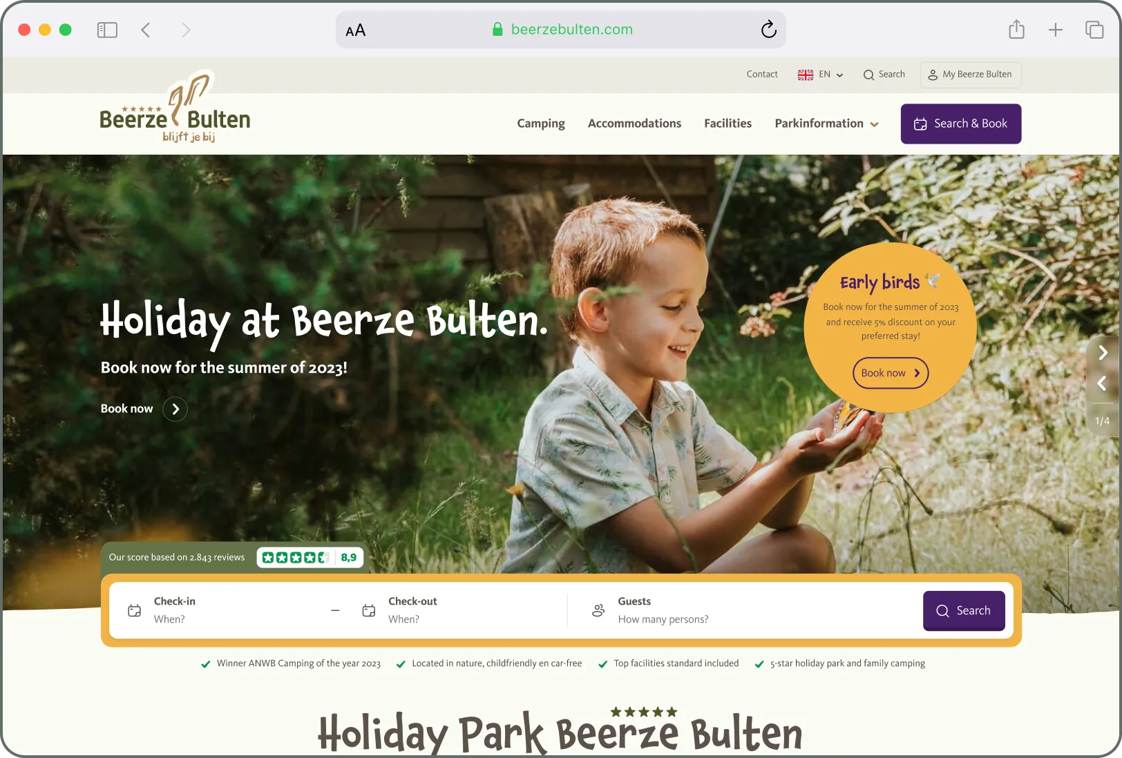 BEX CMS Website Beerze Bulten